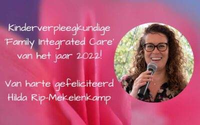 Hilda Rip-Mekelenkamp is Kinderverpleegkundige Family Integrated Care van het jaar 2022